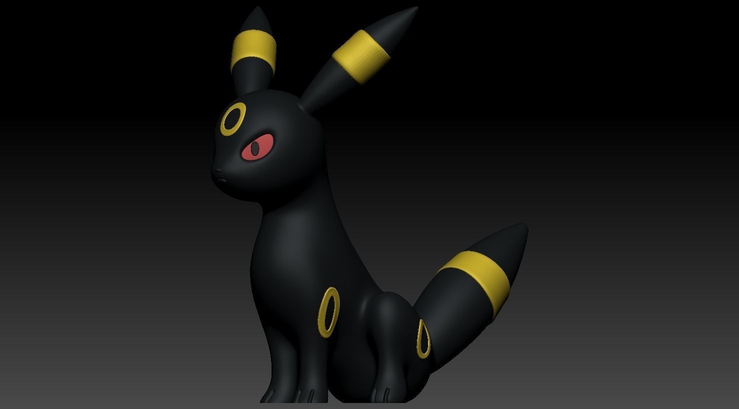 Umbreon 3D print model_3