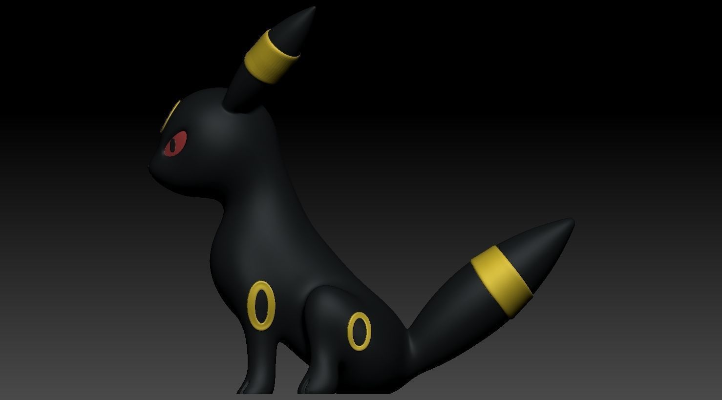 Umbreon 3D print model_5