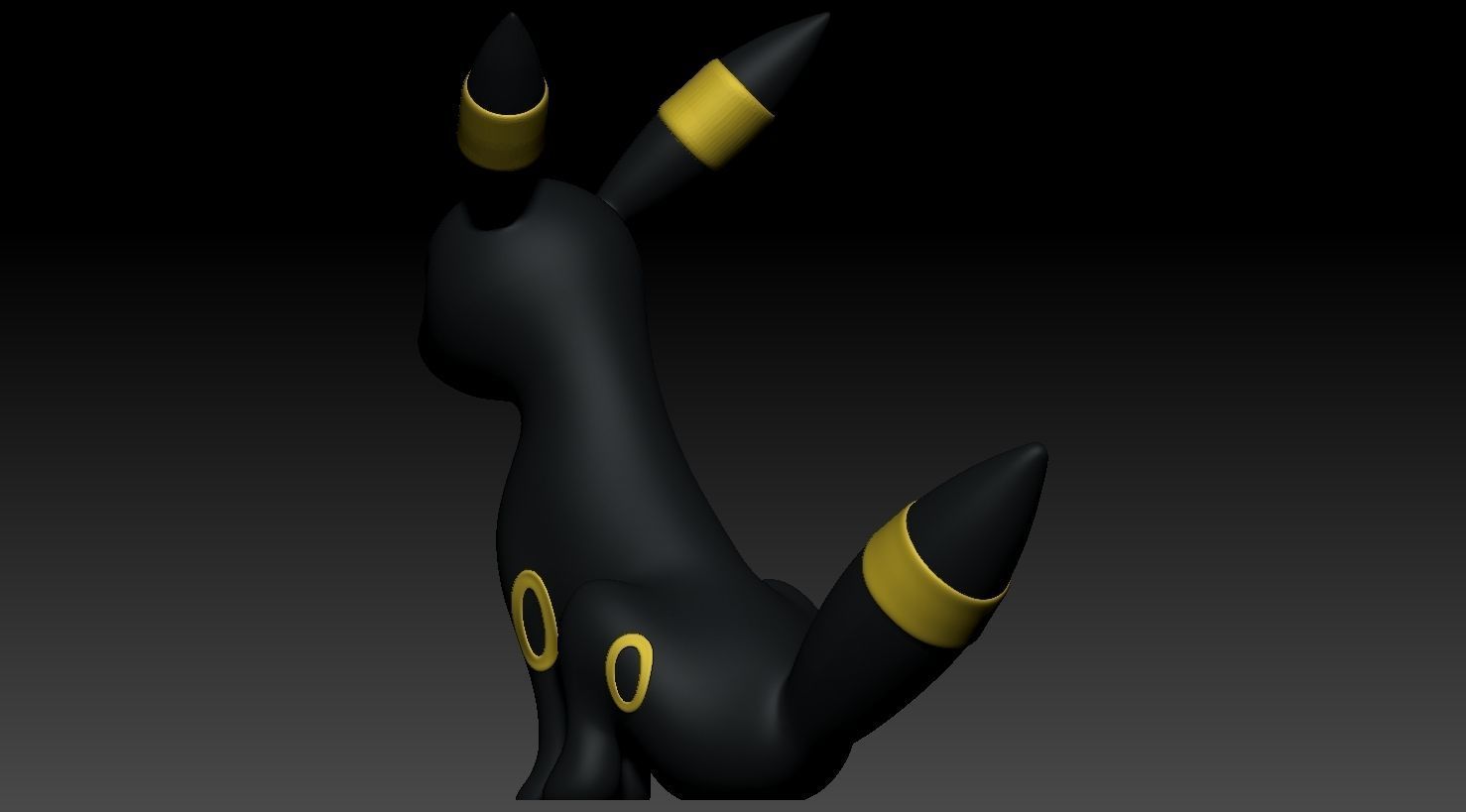 Umbreon 3D print model_7