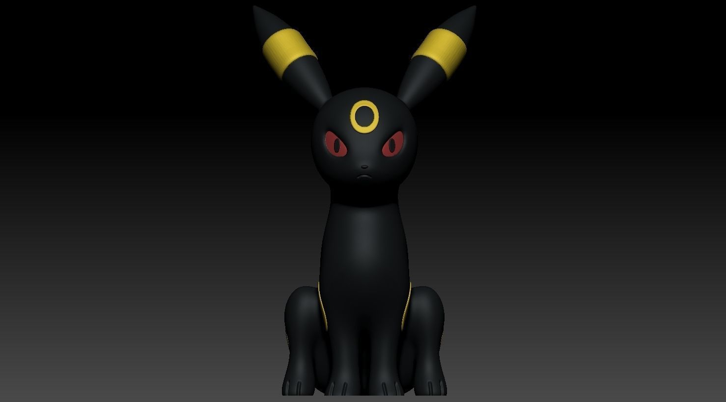 Umbreon 3D print model_1