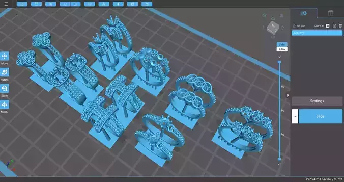 8 women rings collection