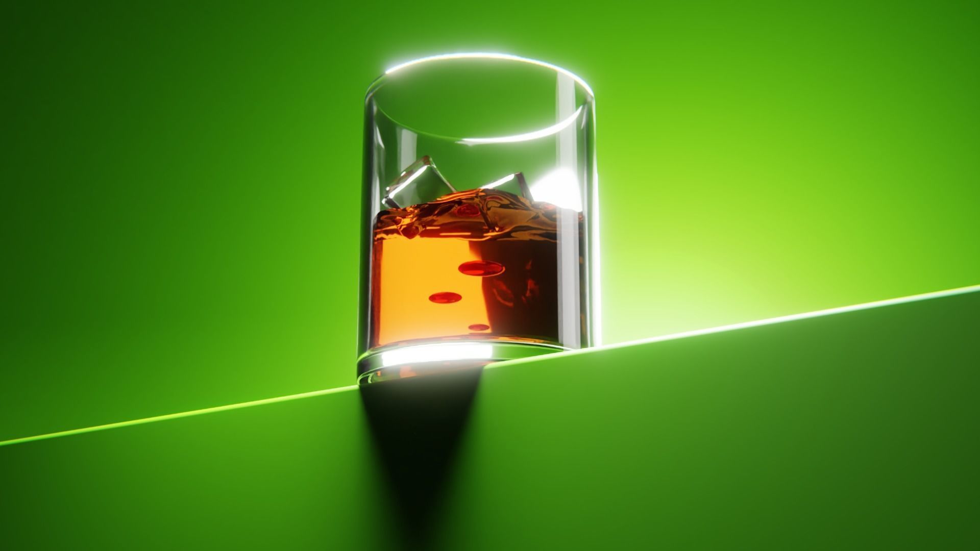 Photorealistic Whiskey Glass 3D Model - Premium Asset 3D model_3