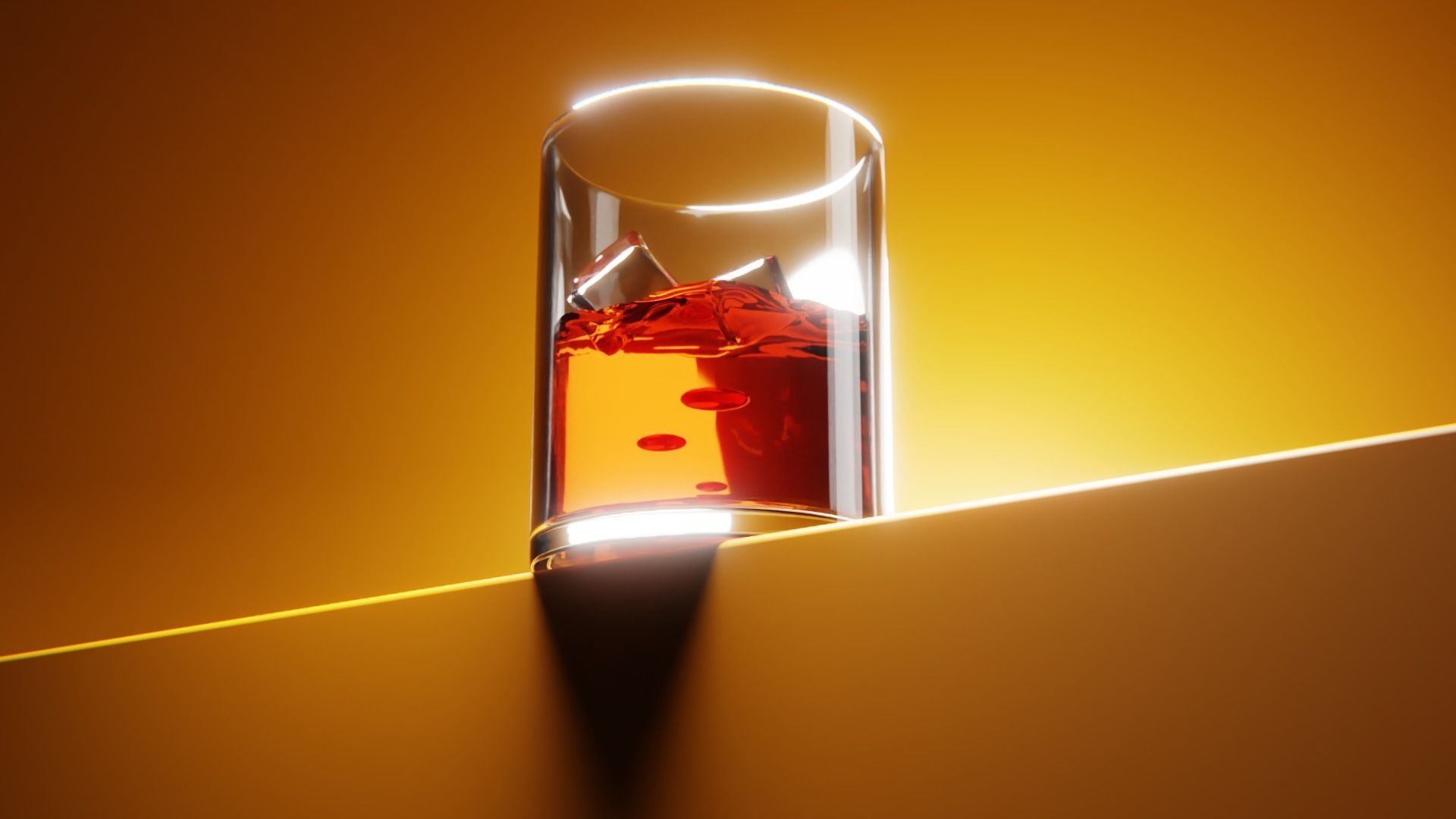 Photorealistic Whiskey Glass 3D Model - Premium Asset 3D model_4