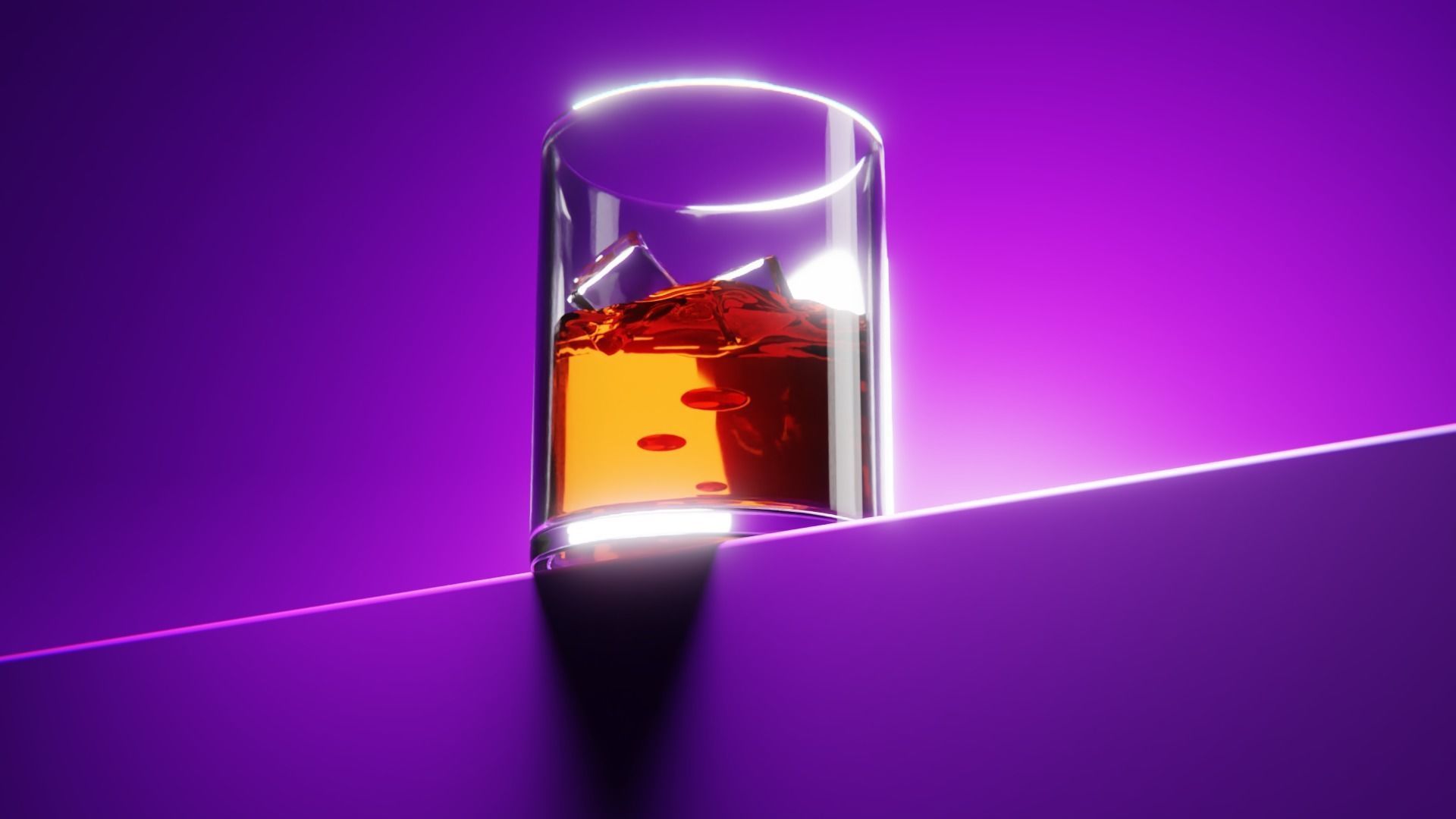 Photorealistic Whiskey Glass 3D Model - Premium Asset 3D model_5
