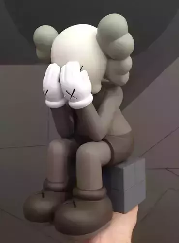 Kaws Passing Through for Print 3D print model