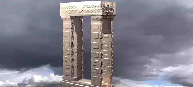 Egyptian Art Deco Stand 1