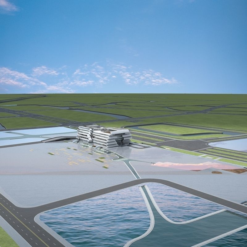 Cityscape 2 3D model_2