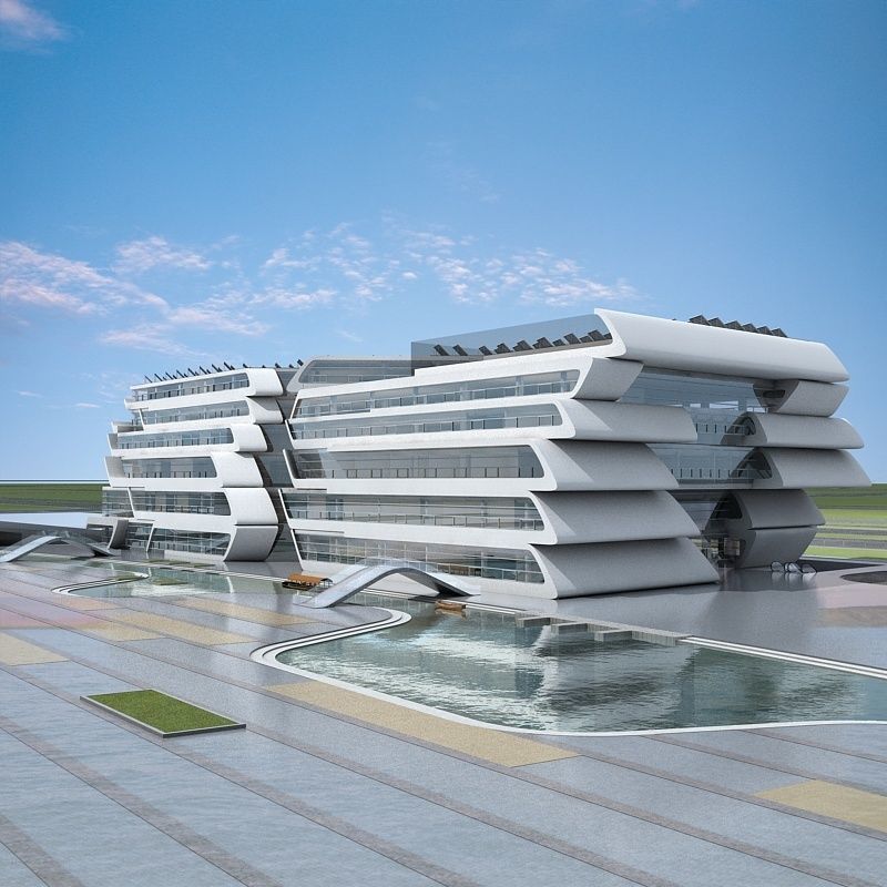 Cityscape 2 3D model_1