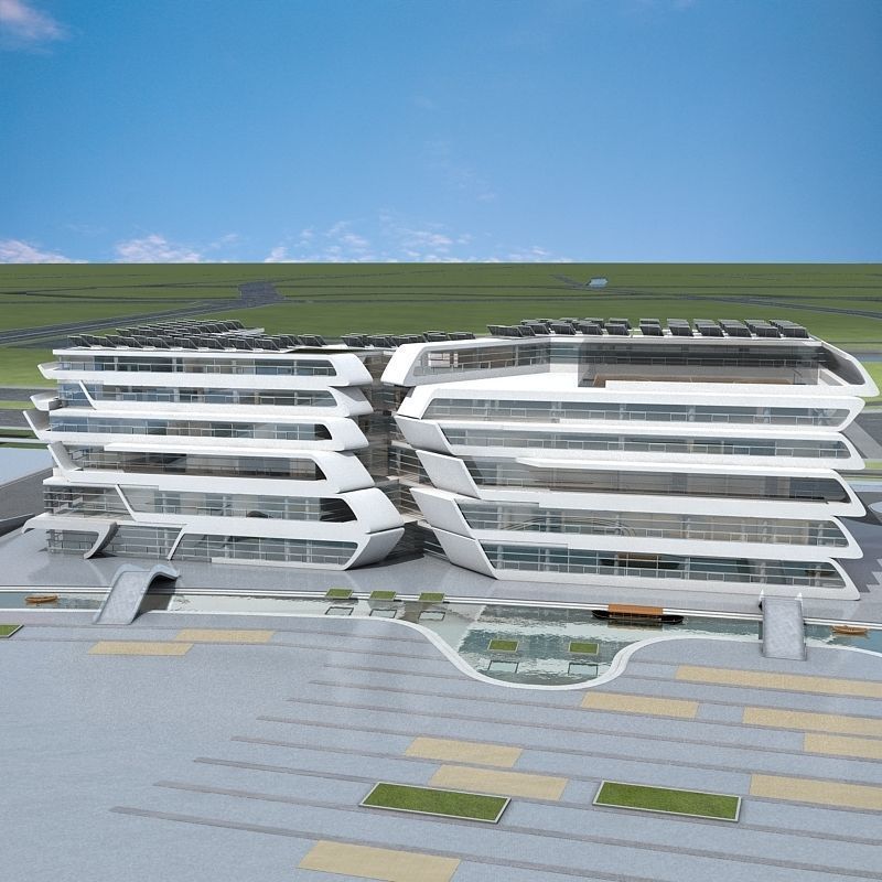 Cityscape 2 3D model_6