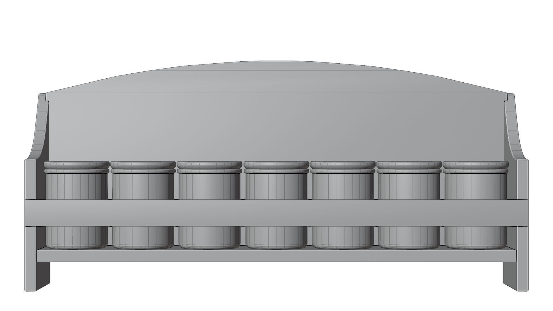 Spice Rack Shelf 3D model 3D model_9