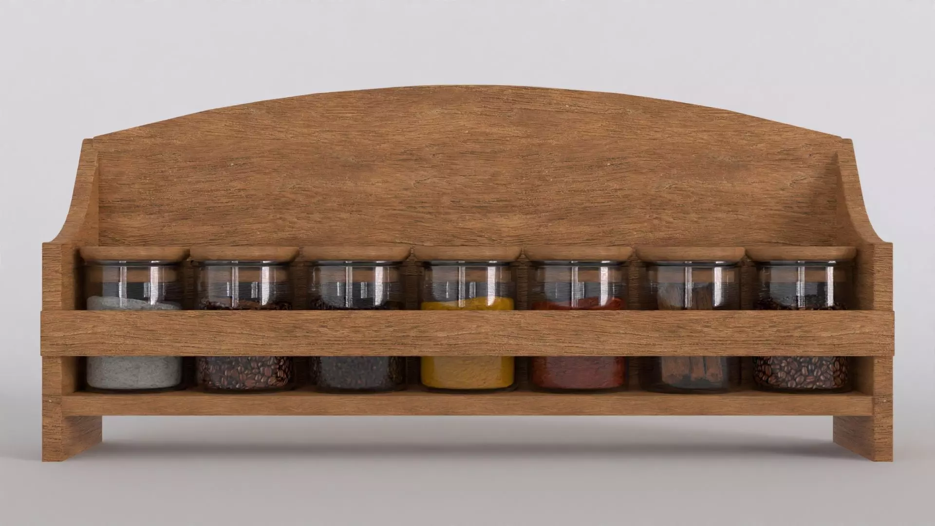 Spice Rack Shelf 3D model 3D model_0