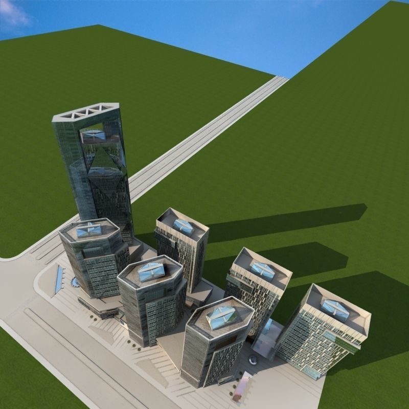 Cityscape 4 3D model_6