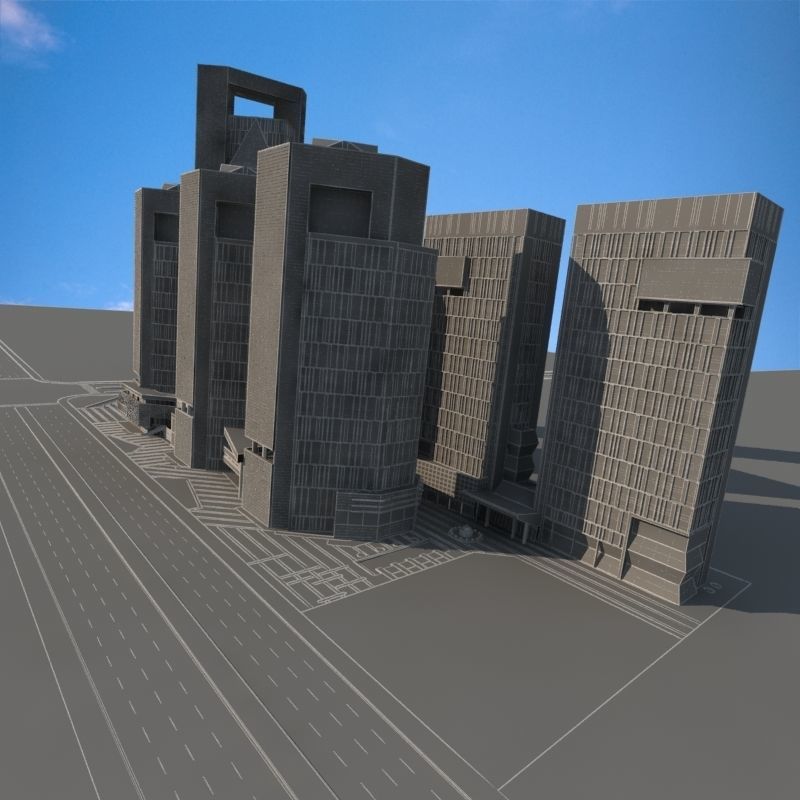 Cityscape 4 3D model_16