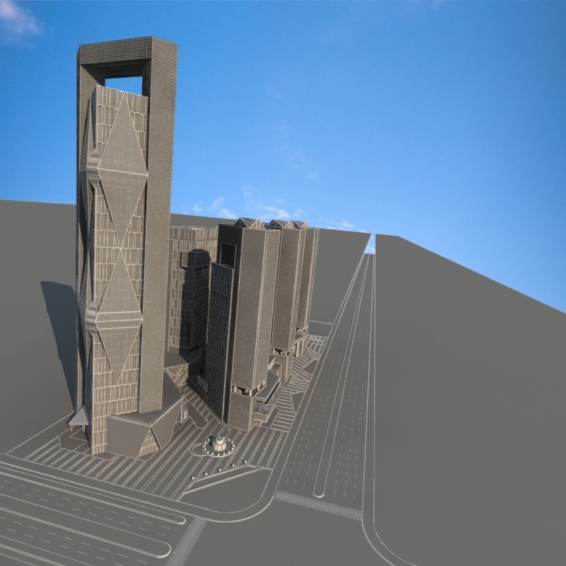 Cityscape 4 3D model_17