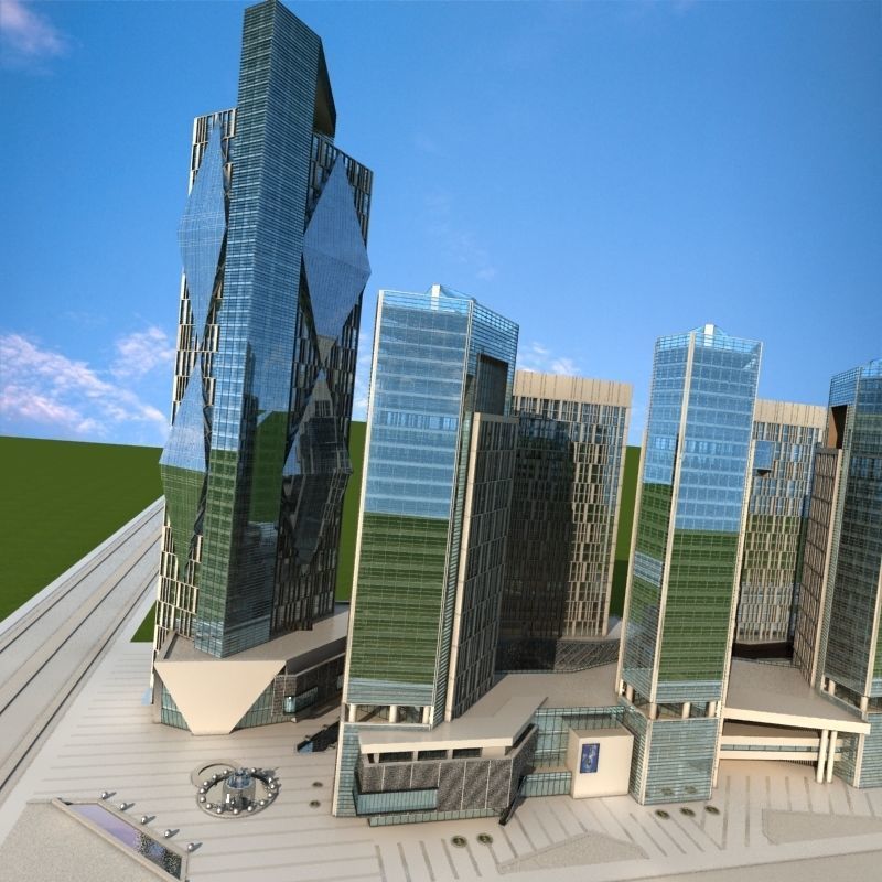 Cityscape 4 3D model_9