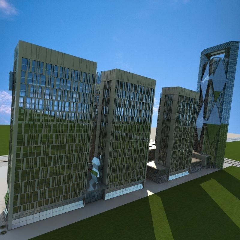 Cityscape 4 3D model_4