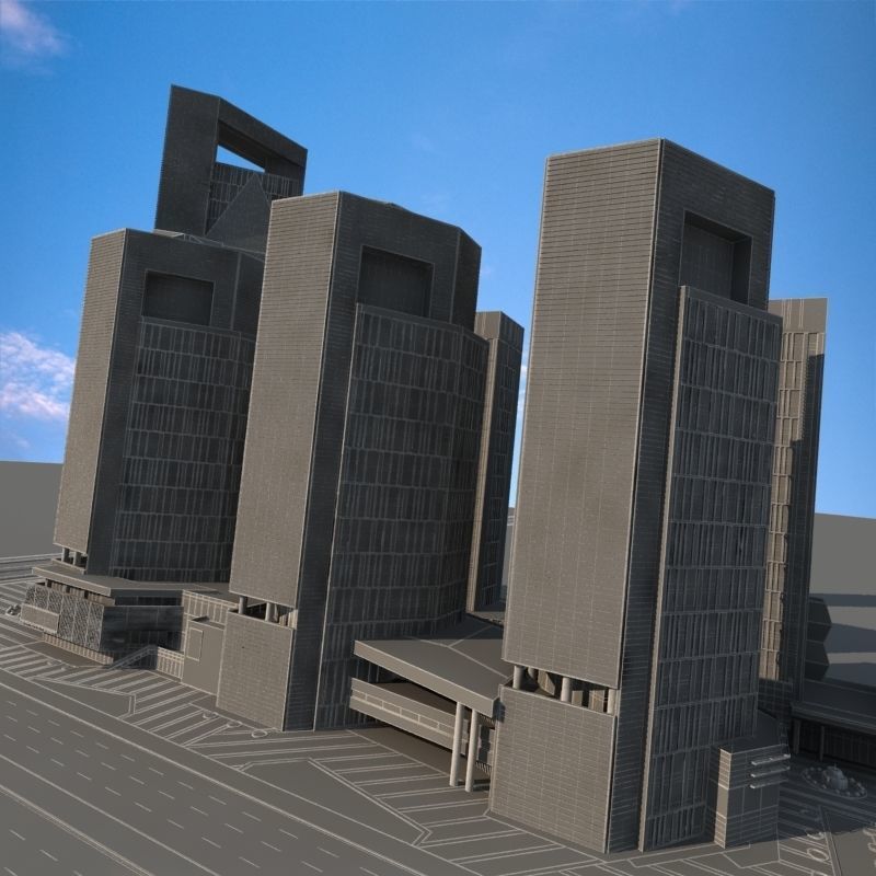 Cityscape 4 3D model_20