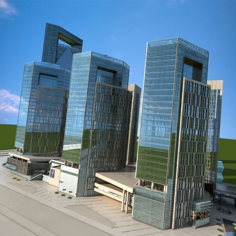 Cityscape 4 3D model_7