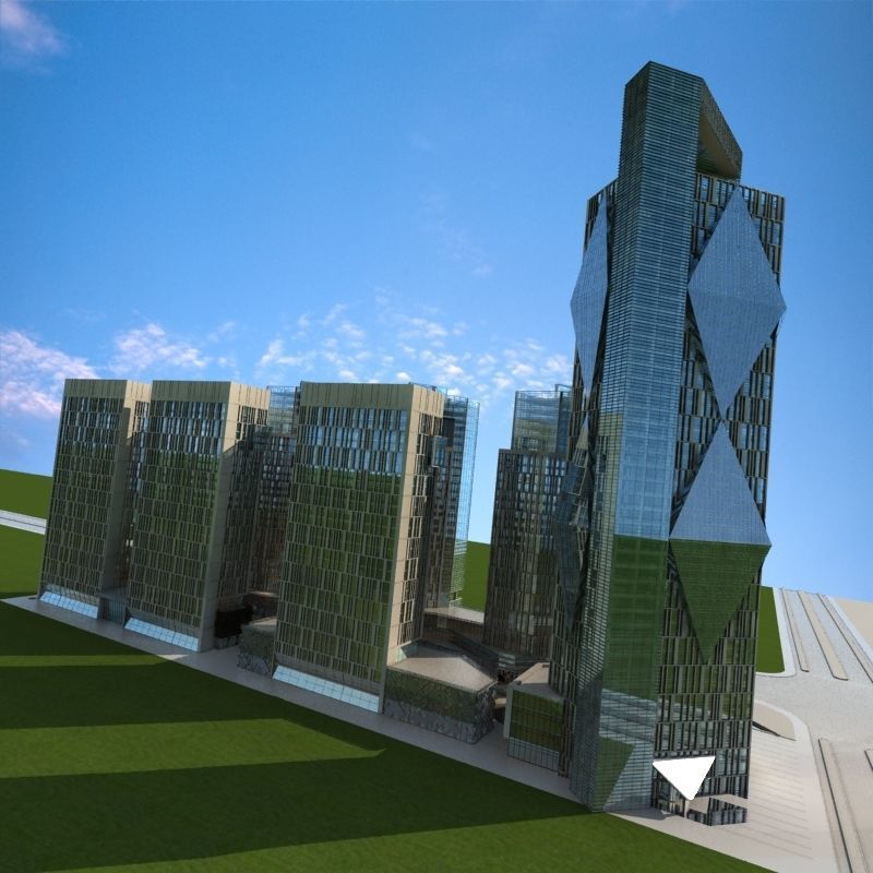 Cityscape 4 3D model_5