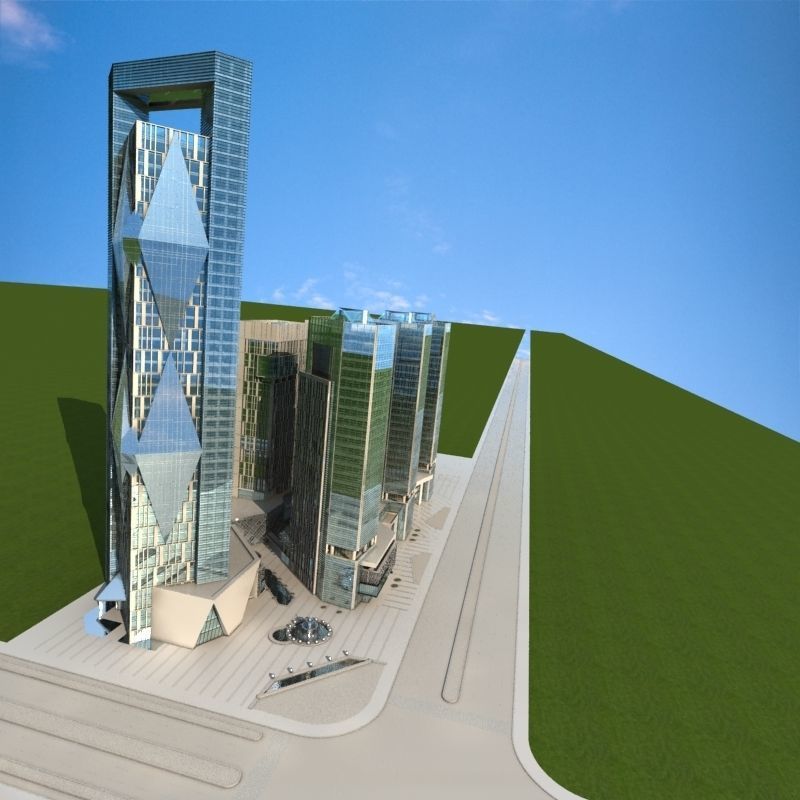 Cityscape 4 3D model_3