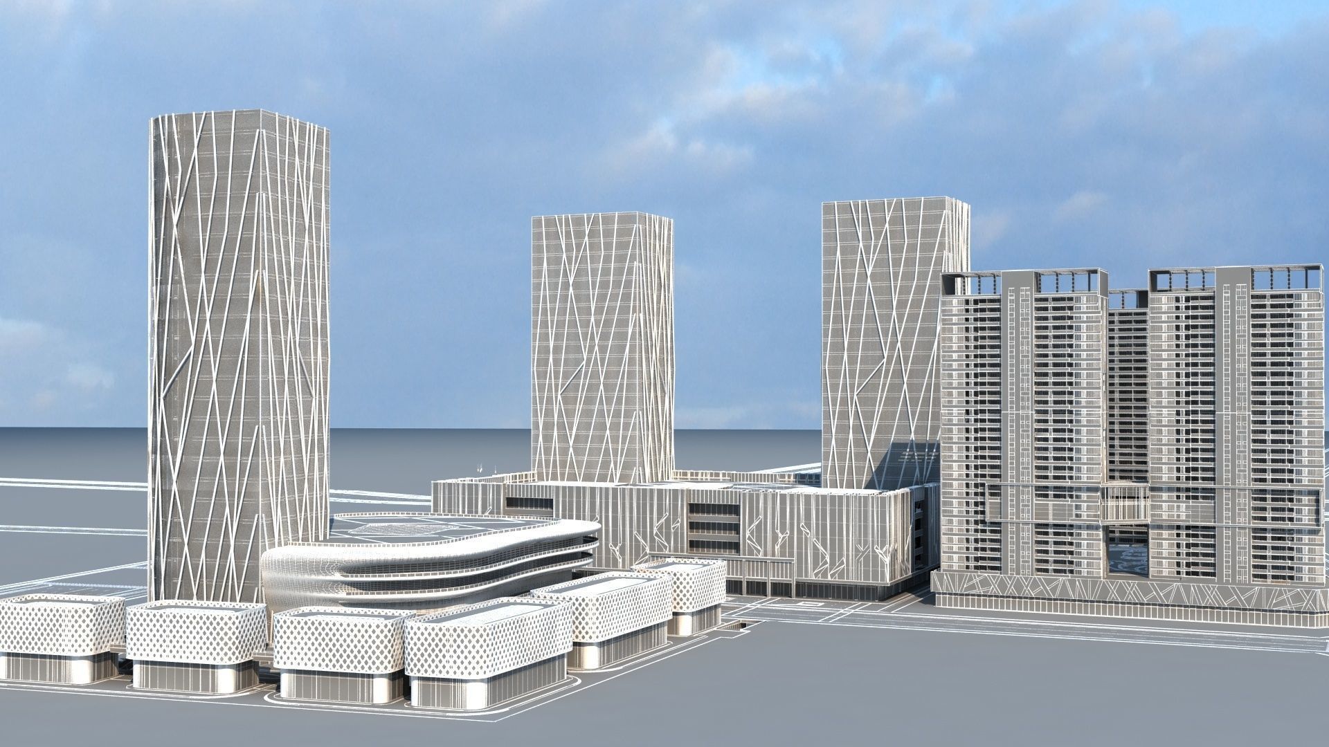Cityscape 9 3D model_17