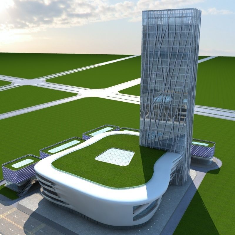 Cityscape 9 3D model_7