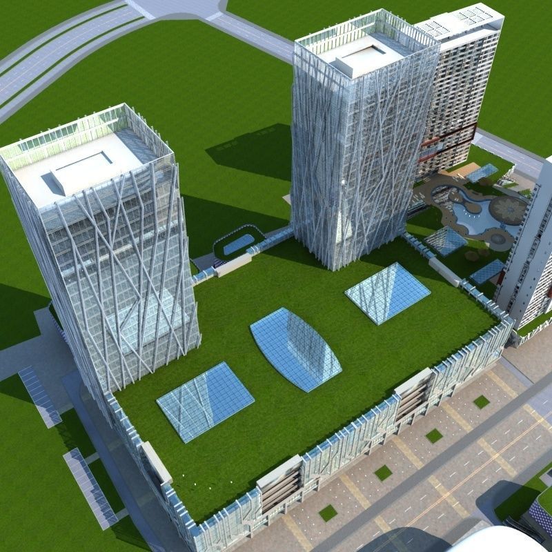 Cityscape 9 3D model_6