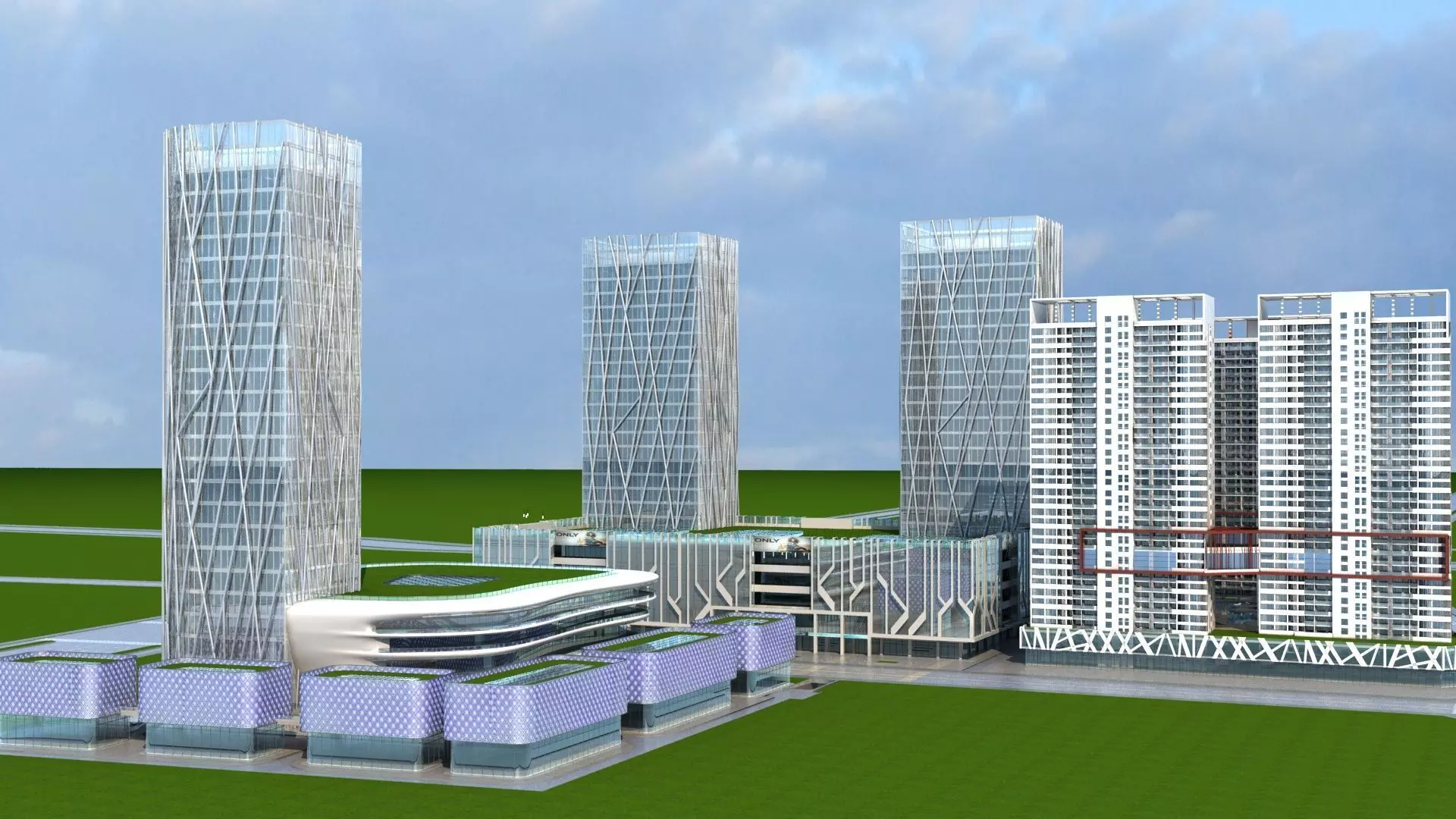 Cityscape 9 3D model_0