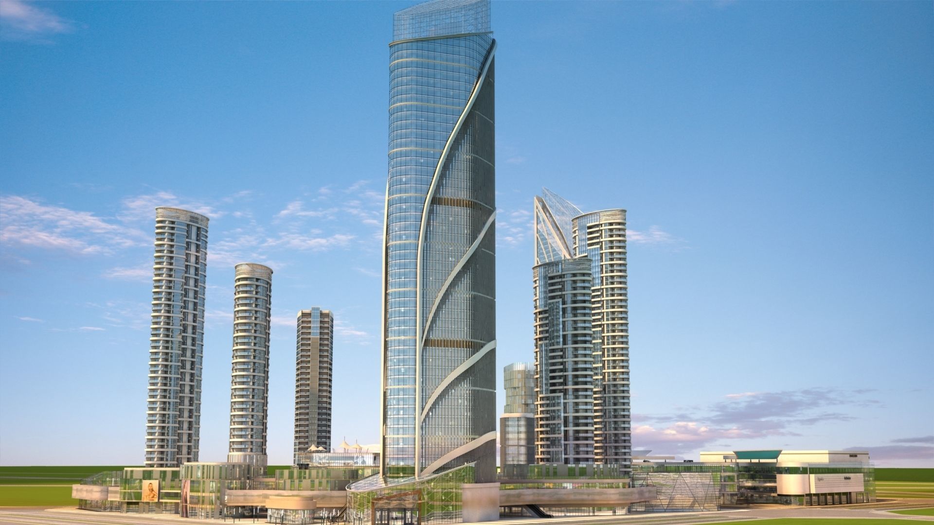 Cityscape 11 3D model_2