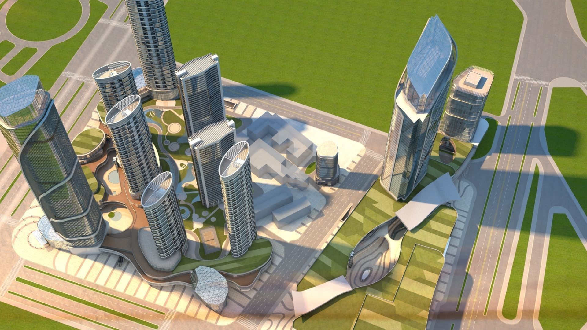 Cityscape 11 3D model_6