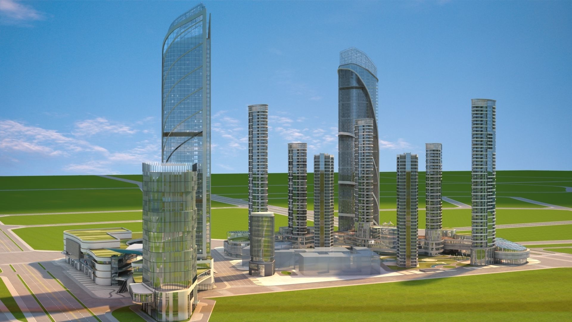 Cityscape 11 3D model_4