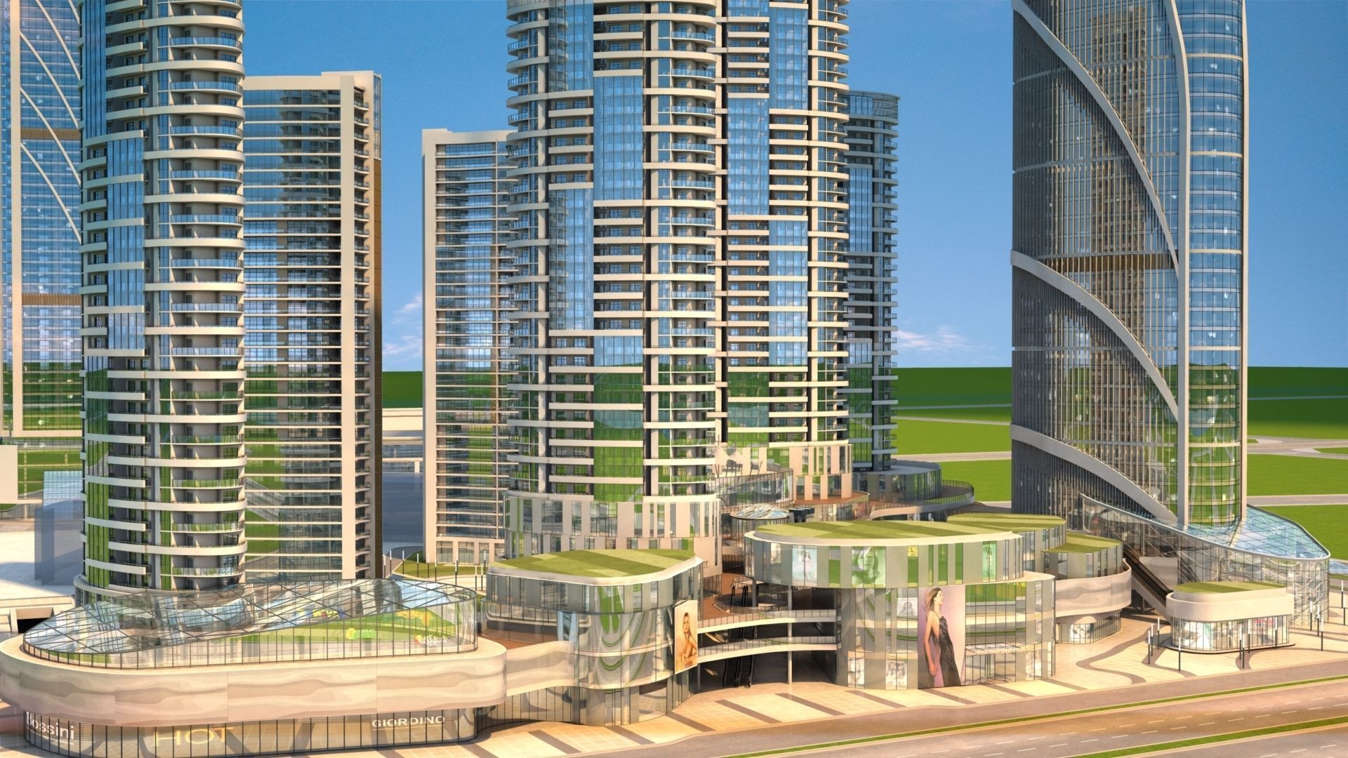 Cityscape 11 3D model_8