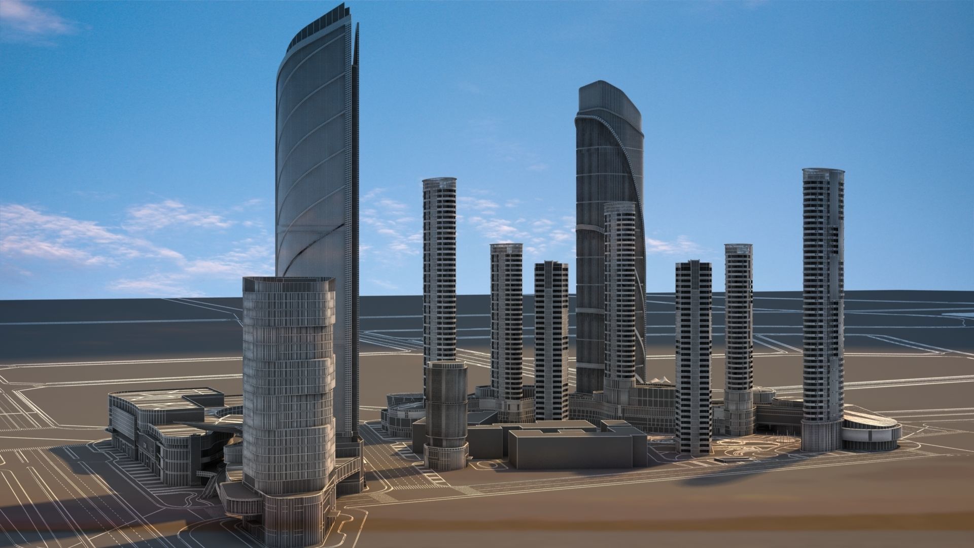 Cityscape 11 3D model_22
