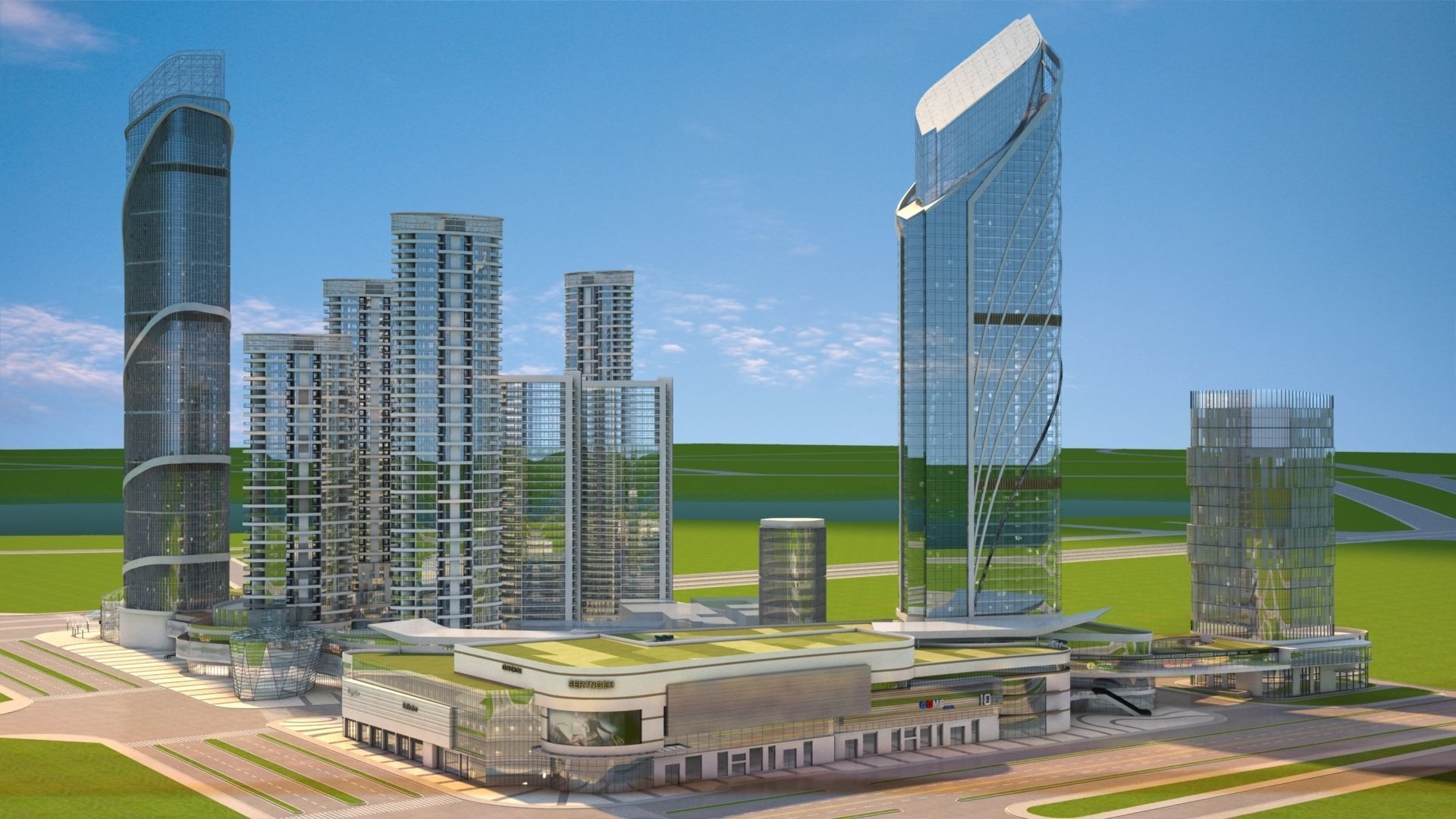 Cityscape 11 3D model_3