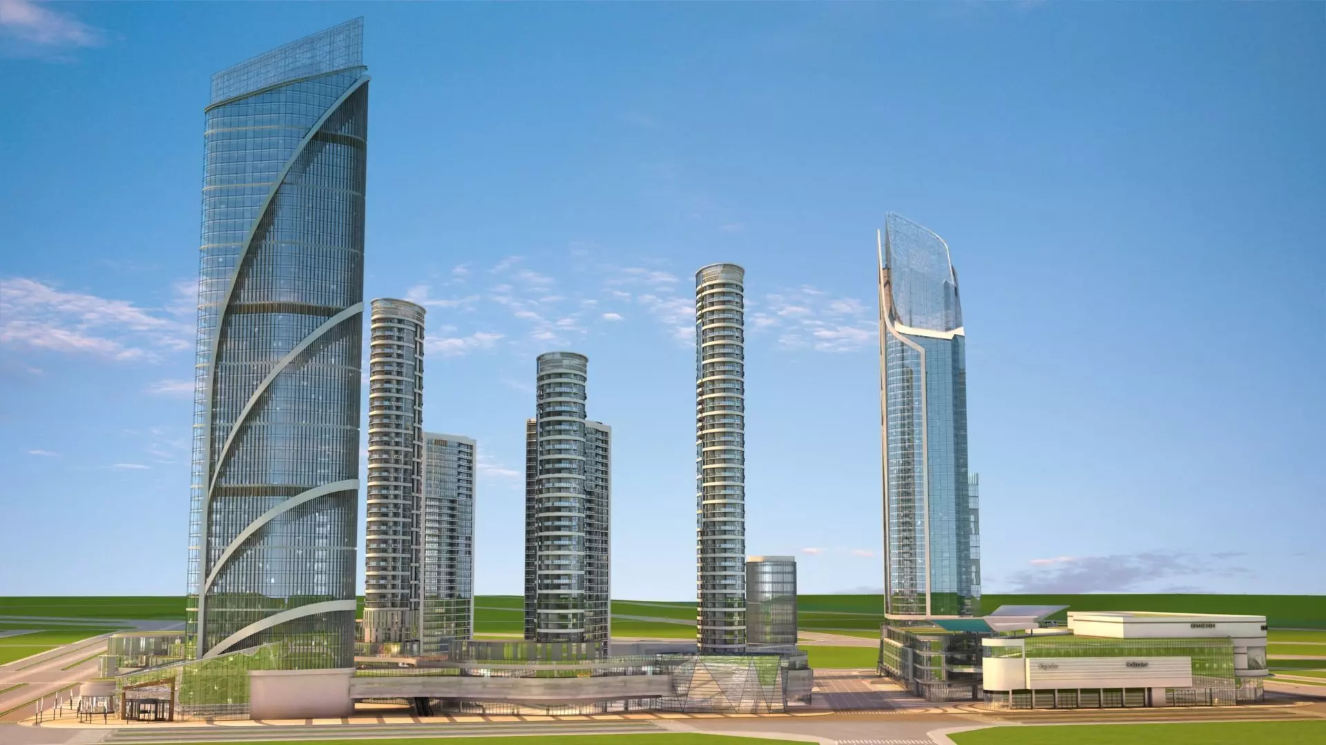 Cityscape 11 3D model_0