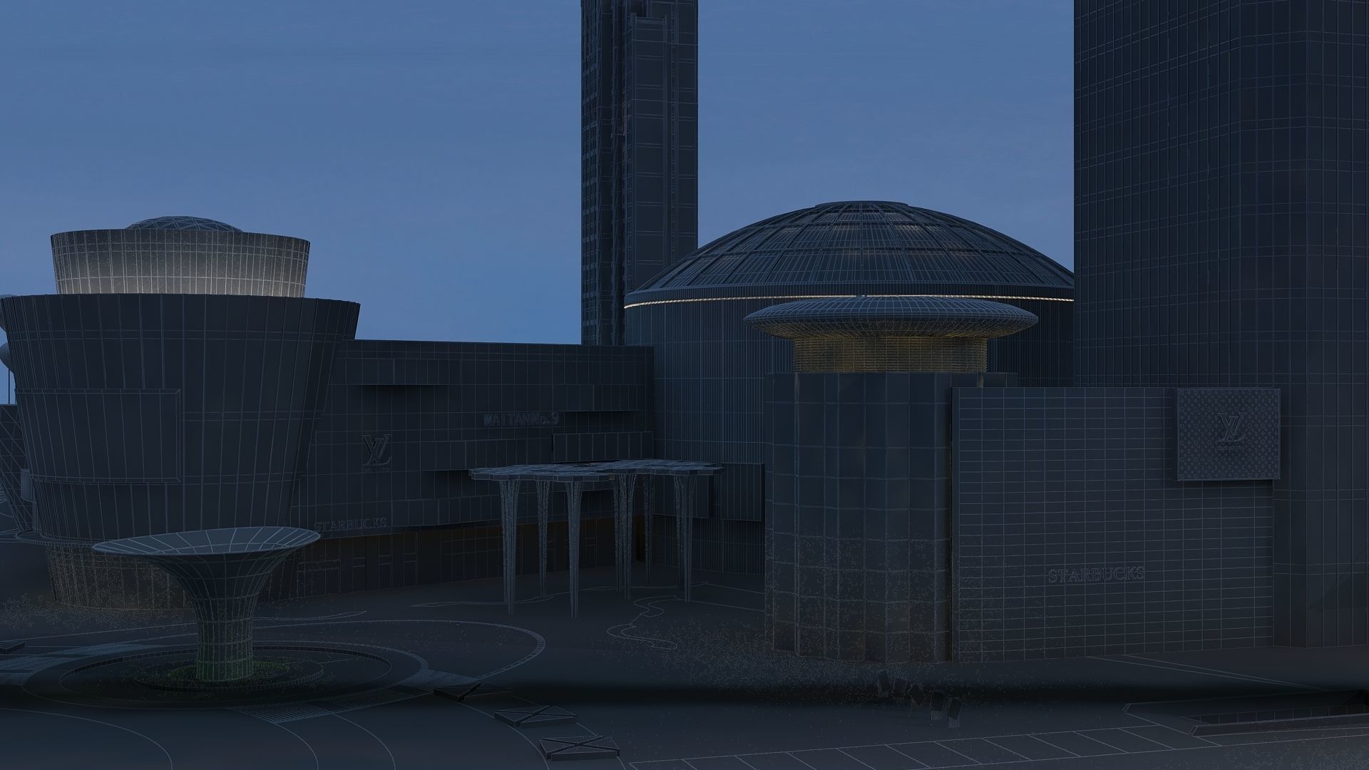  Night View 3D model_29