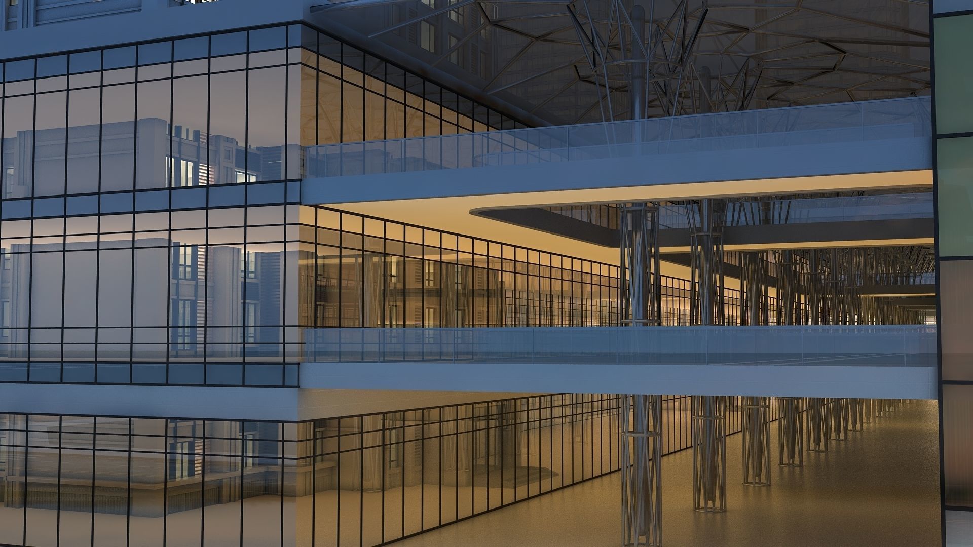  Night View 3D model_17