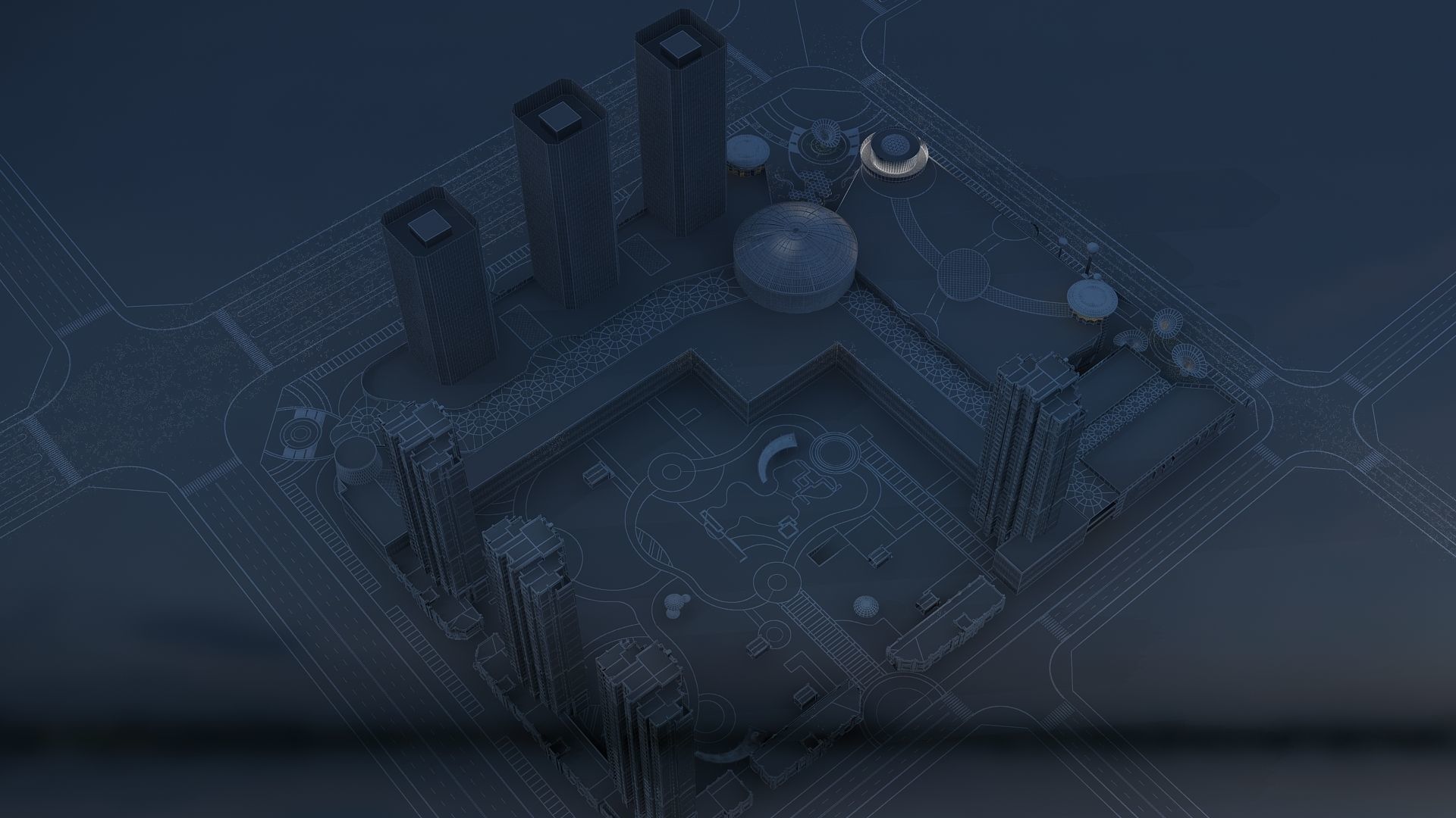  Night View 3D model_26