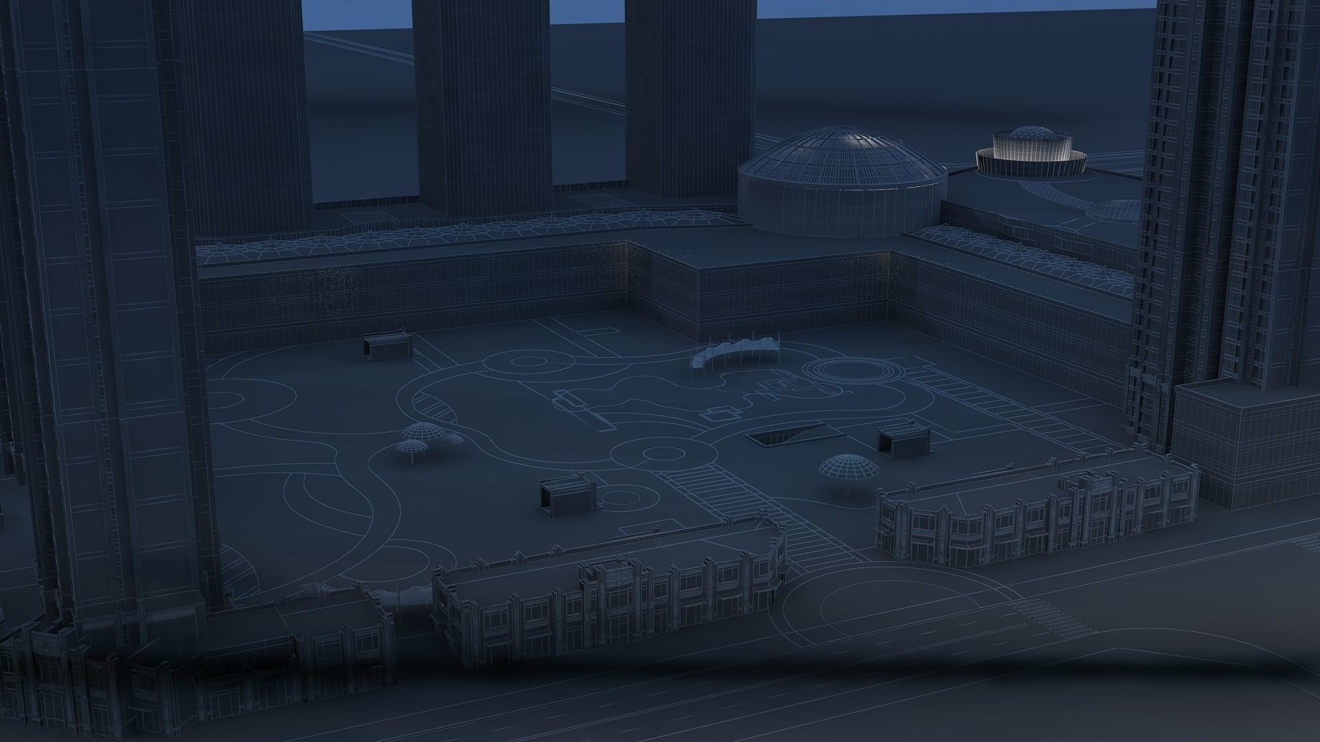  Night View 3D model_27