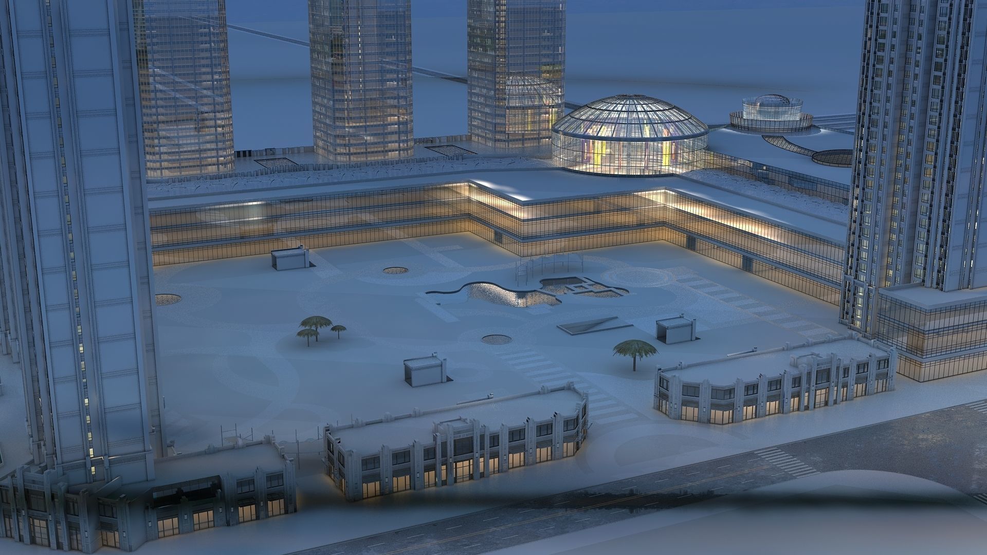  Night View 3D model_9