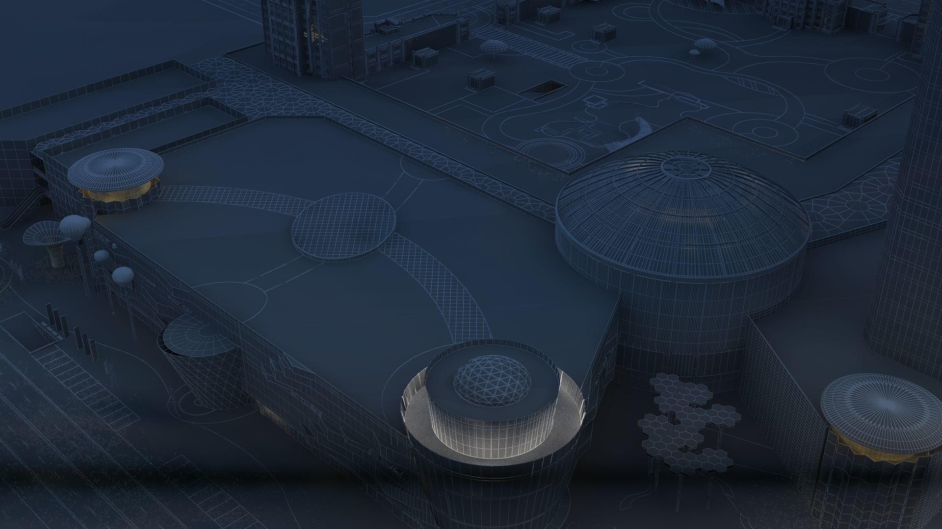  Night View 3D model_28