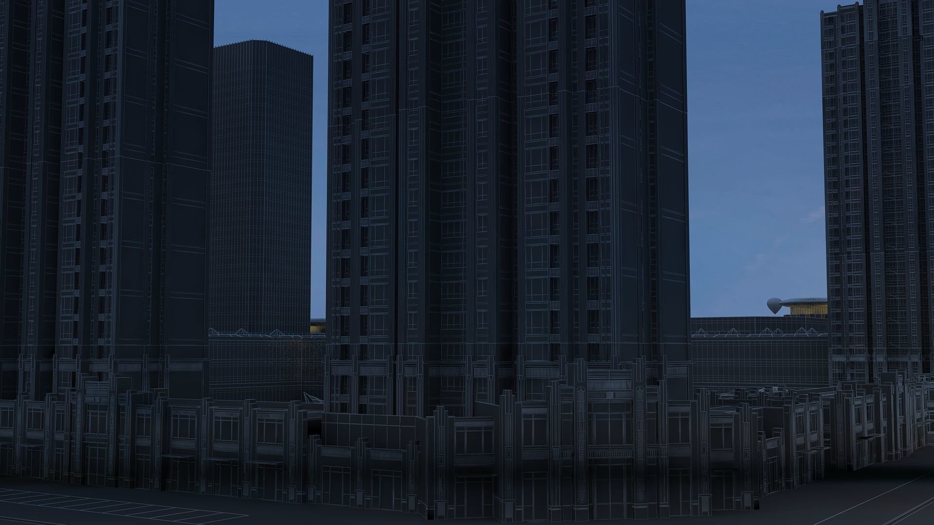  Night View 3D model_34