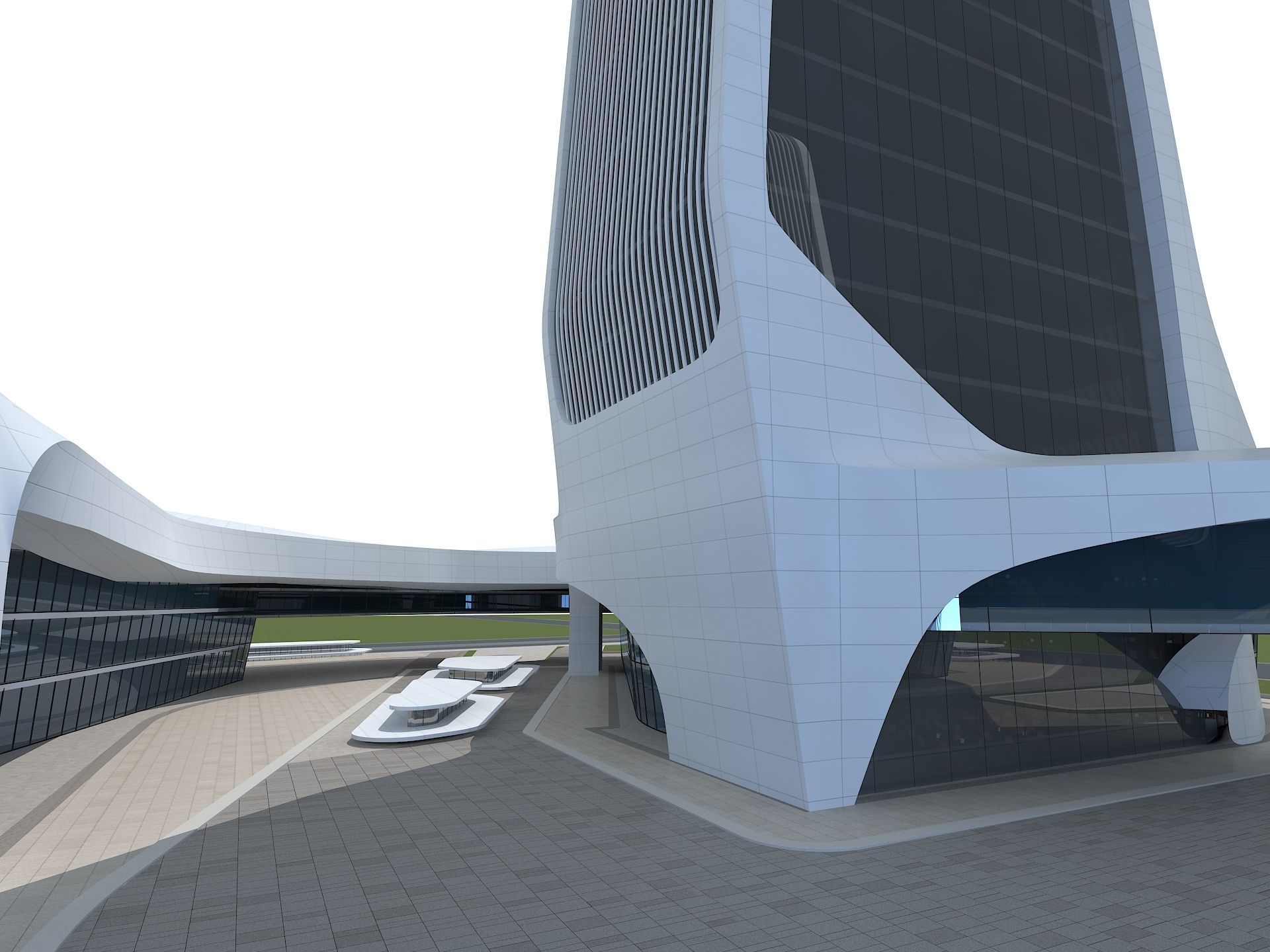 Office Building 1 3D model_12