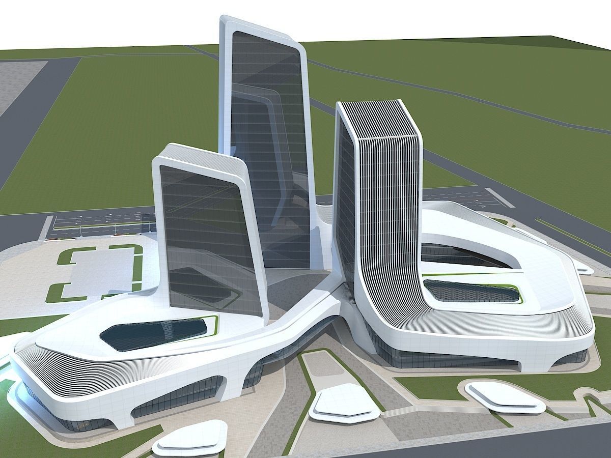 Office Building 1 3D model_1