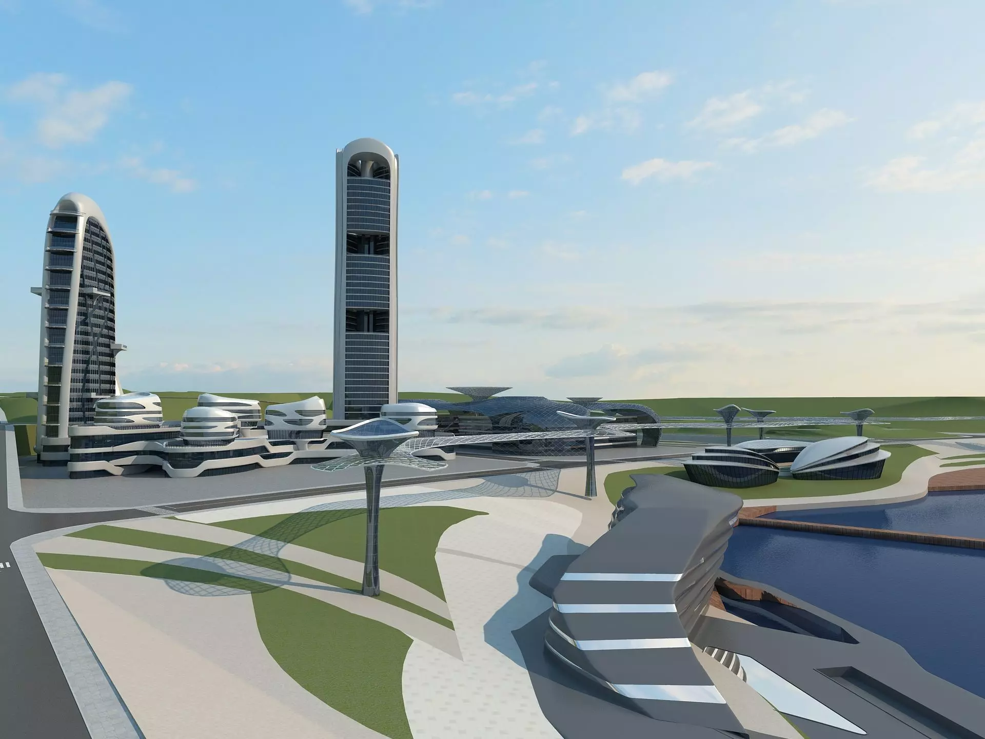  Office Building 2 3D model_0