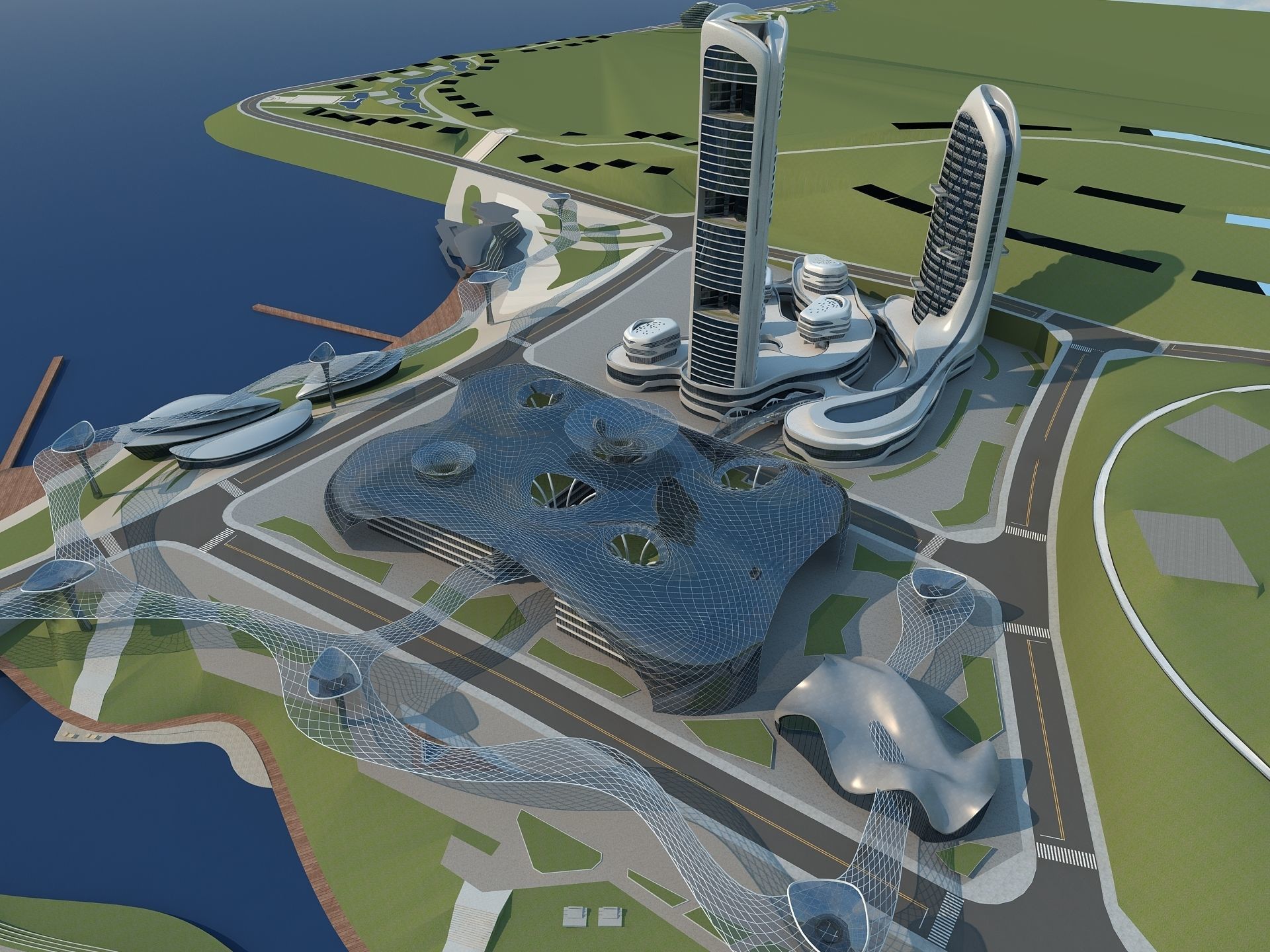  Office Building 2 3D model_7