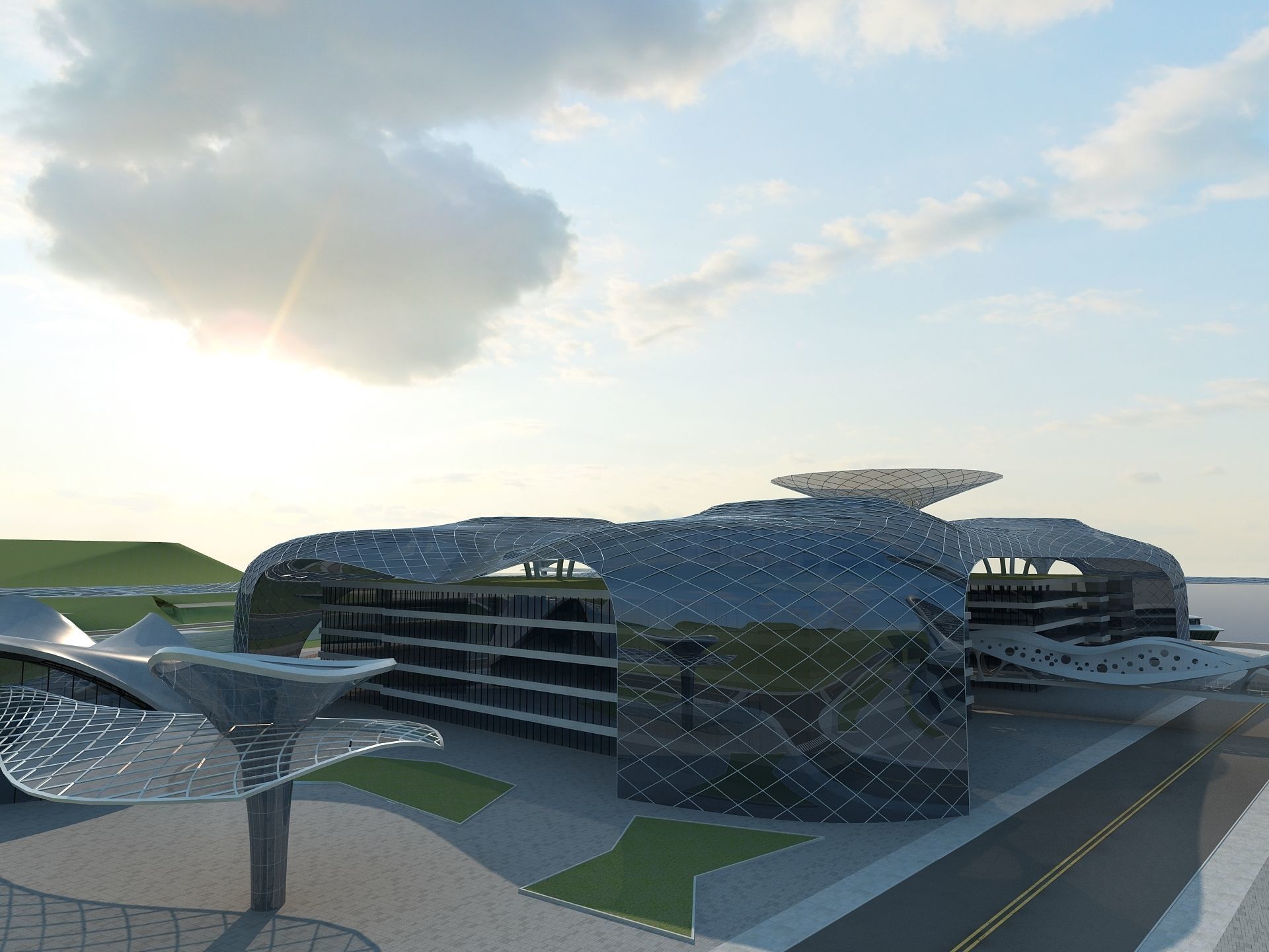  Office Building 2 3D model_9