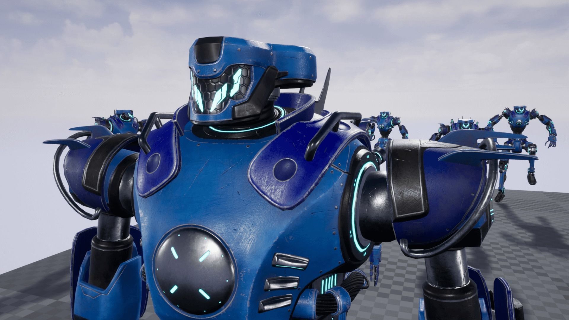 Sci-fi mech 00 Low-poly 3D model_18