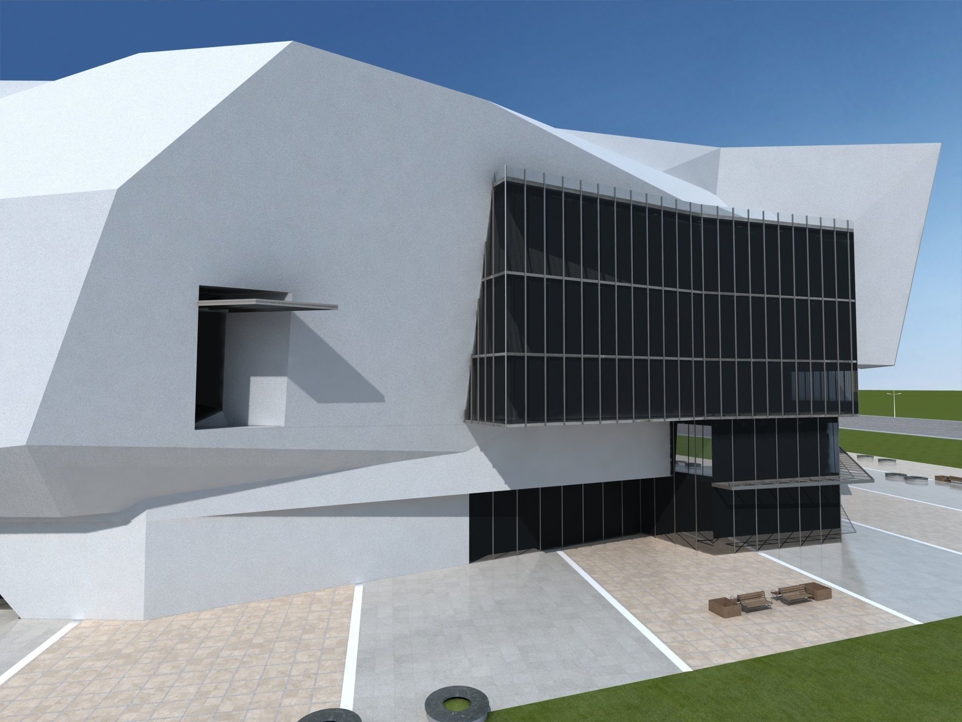  Plaza Complex 2 3D model_6