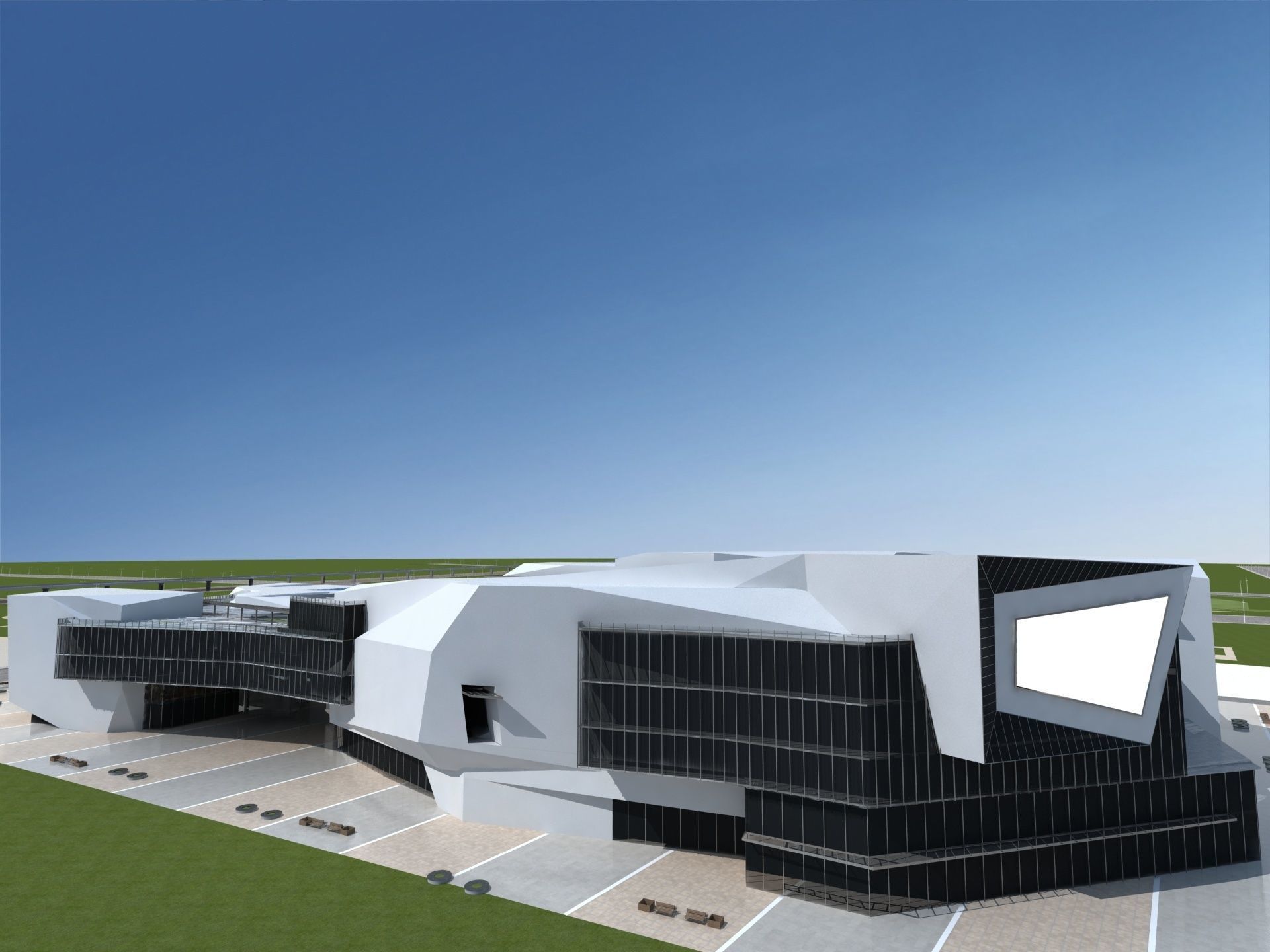  Plaza Complex 2 3D model_2